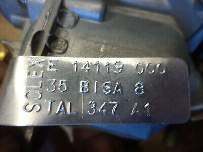 carburateur solex 35BISA8 /347/A1 peugeot 205 GT samba 14119 neuf n°9ce81 DPA86