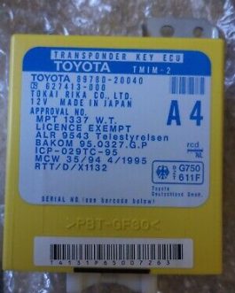 n°sa585 transpondeur toyota carina E 8970205020 8978020040 neuf DPA86