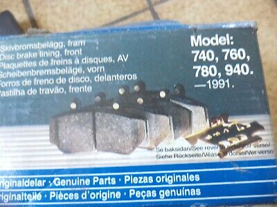 n°nc129 jeu plaquette av volvo 740 760 940 960 271179 neuve DPA86