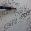 n°r55 circuit imprime compteur innocenti bertone 120 54363141 neuf DPA86