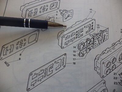 n°r55 circuit imprime compteur innocenti bertone 120 54363141 neuf DPA86