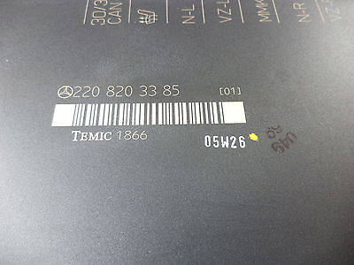 n°e159 module commande siege mercedes w220 2208203385 neuf DPA86