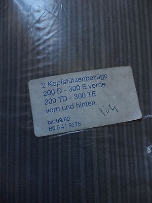 n°e284 housse appuie tete mercedes w124 b66419278 neuve DPA86