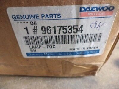 n°ma412 antibrouillard avd daewoo nexia 96175354 neuf DPA86