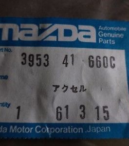 n°ma417 cable accelerateur mazda 395341660c neuf DPA86