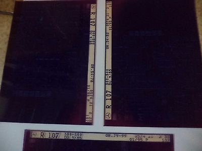 n°e580 lot 3 microfiche mercedes r107 DPA86