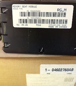 n°z321 module memoire sieges chrysler voyager 4602760ab neuf DPA86