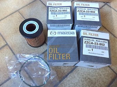 n°ma99 lot 4 filtre huile mazda cx7 3 6 mpv zzca23802 neuf DPA86