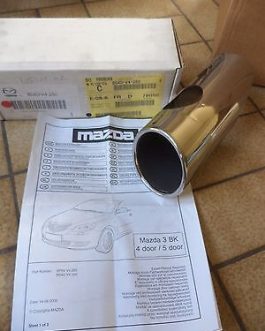 n°ma87 embout echappement mazda 3 bs4dv4250 neuf