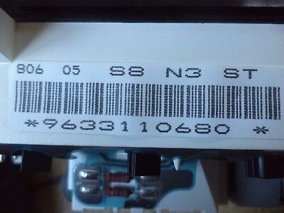 n°c17 compteur  citroen saxo essence jaeger 9633110680 6101EC neuf DPA86