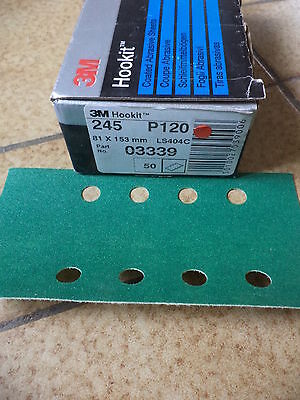 n°2ce22 50 feuilles abrasive 70×127 p150 hookit ref  60408 neuf 3m DPA86
