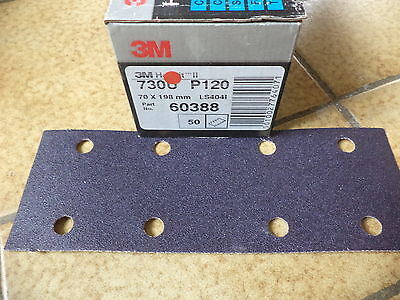 n°2ce23 50 feuilles abrasive 70×127 p120 hookit ref 60409 neuf 3m DPA86