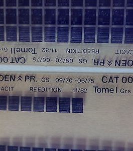 n°h324 lot  2 microfiche d&rsquo;epoque citroen gs  n°350 DPA86