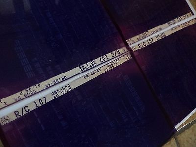 n°e579 lot 4 microfiche mercedes r107 c107 DPA86