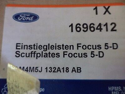n°ma451 2 x seuil porte avant inox ford focus 1696412 neuf DPA86