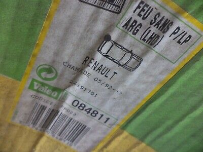 n°gd16 feu arg renault r19 chamade 084811 valeo neuf DPA86