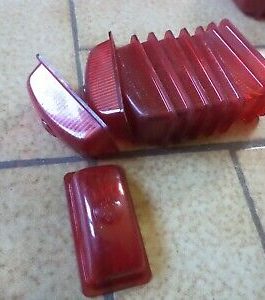n°gd297 lot 10 cabochon feu rouge gabarit ML617 neuf DPA86