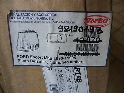n°gd298 clignotant avg ford escort 98190193 yorka neuf DPA86