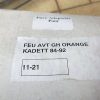 n°gd300 clignotant avg opel kadett 1121 neuf DPA86