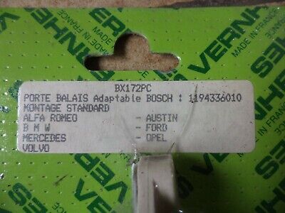 n°gd445 porte balais alfa romeo bmw mercedes volvo bx172PC 1194336010 neuf DPA86