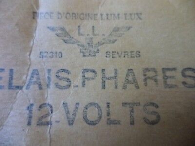 n°k81 relais phares 12V lum lux neuf DPA86