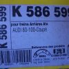 n°gd600 kit frein audi 100 80 coupe k586599 mga neuf DPA86