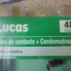 n°gd284 jeu contact volkswagen polo derby dtb420 lucas neuf DPA86