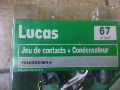 n°gd285 jeu contact volkswagen derby golf polo dtb408 lucas neuf DPA86