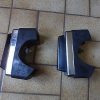 n°e639 lot 2 butoir pare choc arriere mercedes 230 sl w113 souplinox neuf DPA86