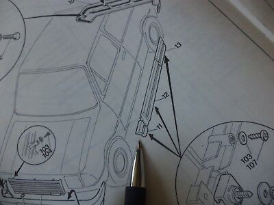 n°r71 baguette aile avg noir innocenti bertone 53633321 neuve DPA86