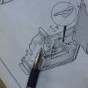 n°r76 soufflet levier vitesse innocenti bertone 39156117 neuf DPA86