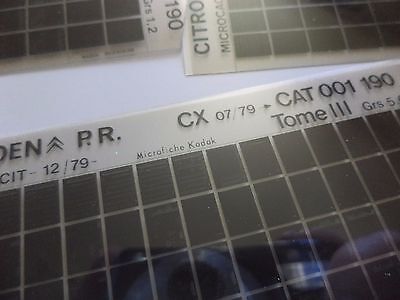 n°h366 lot 4 microfiche citroen cx 001190 12/79 DPA86