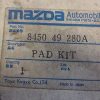 n°ma128 jeu plaquette ancienne mazda 845049280a neuf DPA86