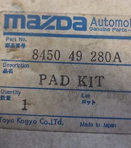 n°ma128 jeu plaquette ancienne mazda 845049280a neuf DPA86