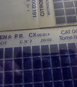 n°h352 lot 4 microfiche citroen cx 002191 06/83 DPA86