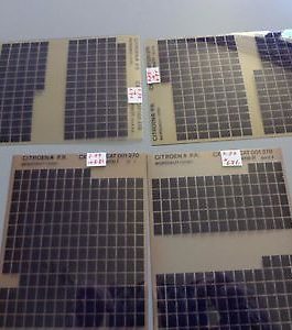 n°h370 lot 4 microfiche citroen cx 001370 07/81 DPA86