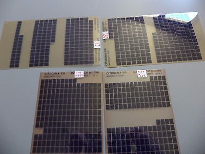 n°h359 lot 4 microfiche citroen cx 000370 07/81 DPA86