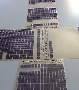 n°h361 lot 4 microfiche citroen cx 000370 02/83 DPA86