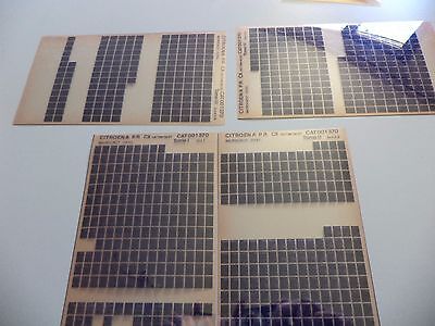 n°h341 lot 4 microfiche citroen cx 002190 01/82 DPA86