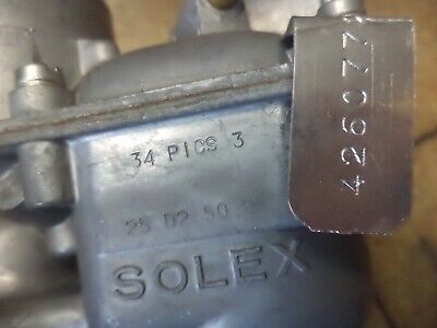 carburateur solex 34PICS3 daf 33  12250  neuf n°9ce53 DPA86
