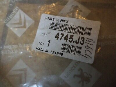 n°cl41 cable frein main ard citroen berlingo xsara 4745j3 neuf DPA86