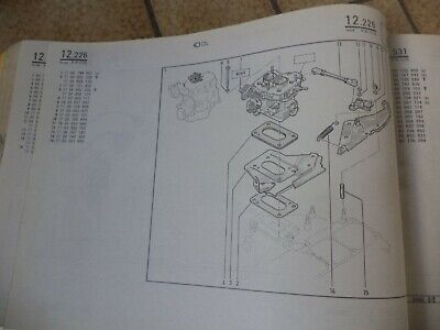 n°rn198 catalogue pieces detachées renault r21 pr1175-7 DPA86