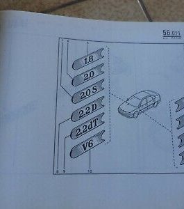 n°rn200 catalogue pieces detachées renault laguna pr1240-1 DPA86