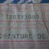 n°k87 ceinture securite avg lancia dedra delta 710755080 neuve DPA86