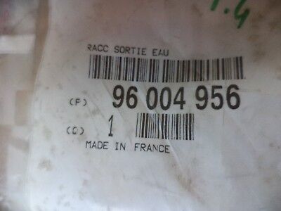 n°v420 raccord sortie eau citroen bx 96004956 neuf DPA86
