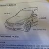 n°ma454 lot 2 enjoliveur repetiteur mazda 3 g22bv3770f neuf DPA86