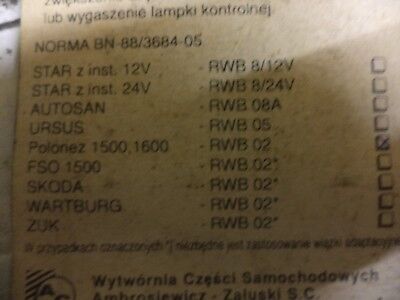 n°r184 relais RWB 02 fso polonez neuf DPA86