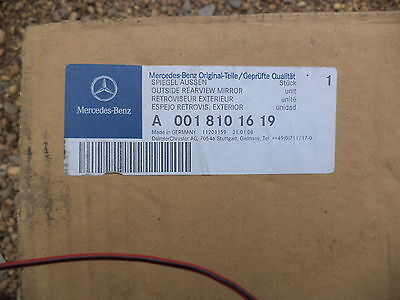 1-542.jpg n°m233 corps retroviseur mercedes sprinter 0018101619 neuf DPA86
