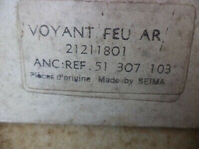 n°gd30 cabochon feu ard saviem 21211801 scintex 51307103 neuf DPA86