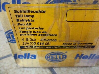 n°gd35 lot feu ar poids lourd caravane hella 2sa003014051 neuf DPA86